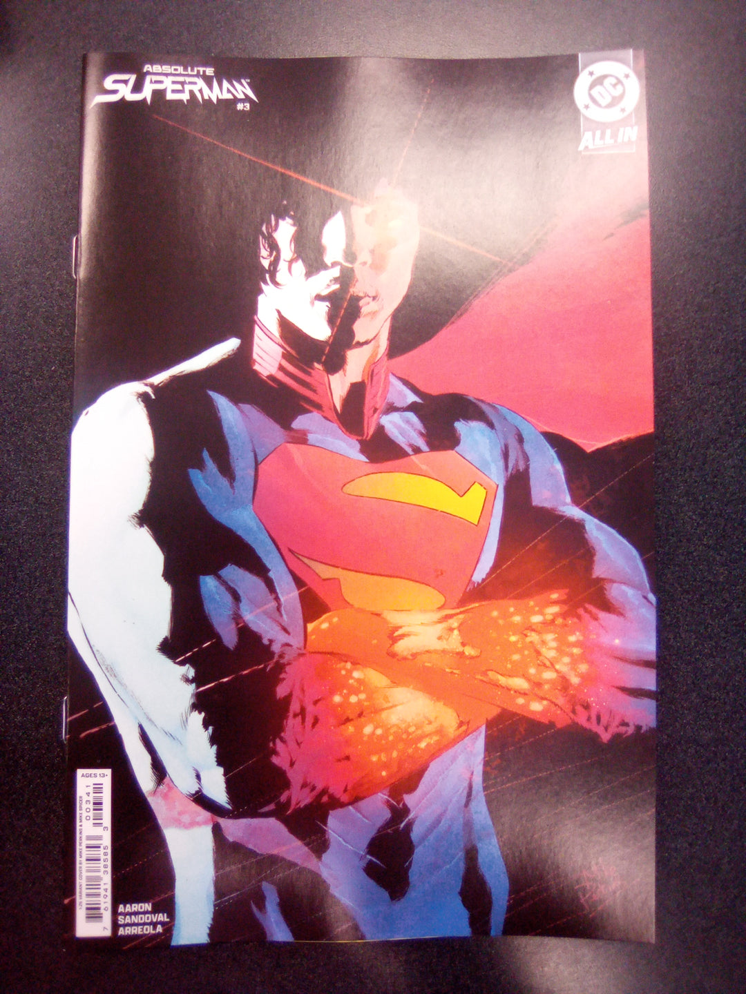 Absolute Superman #3 Cover D 1:25 Mike Perkins Card Stock Variant