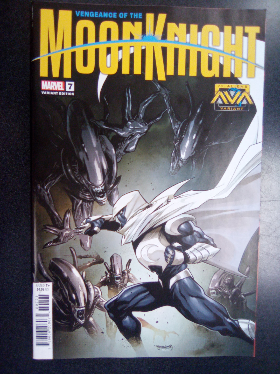 Vengeance Of The Moon Knight #7 Stephen Segovia Marvel vs. Alien Variant [Bh]