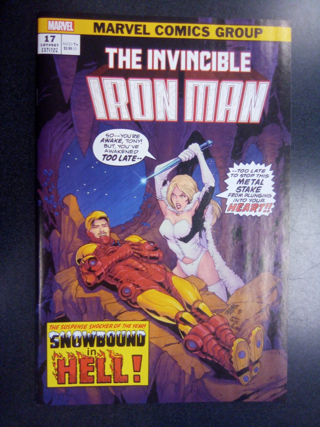Invincible Iron Man #17 Giuseppe Camuncoli Vampire Variant [Fhx]