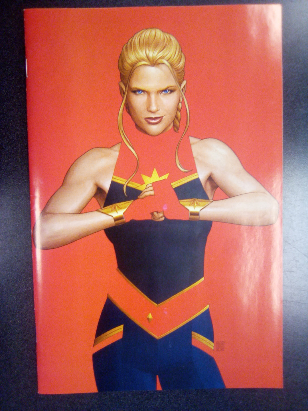 Captain Marvel #1 John Tyler Christopher Negative Space Variant