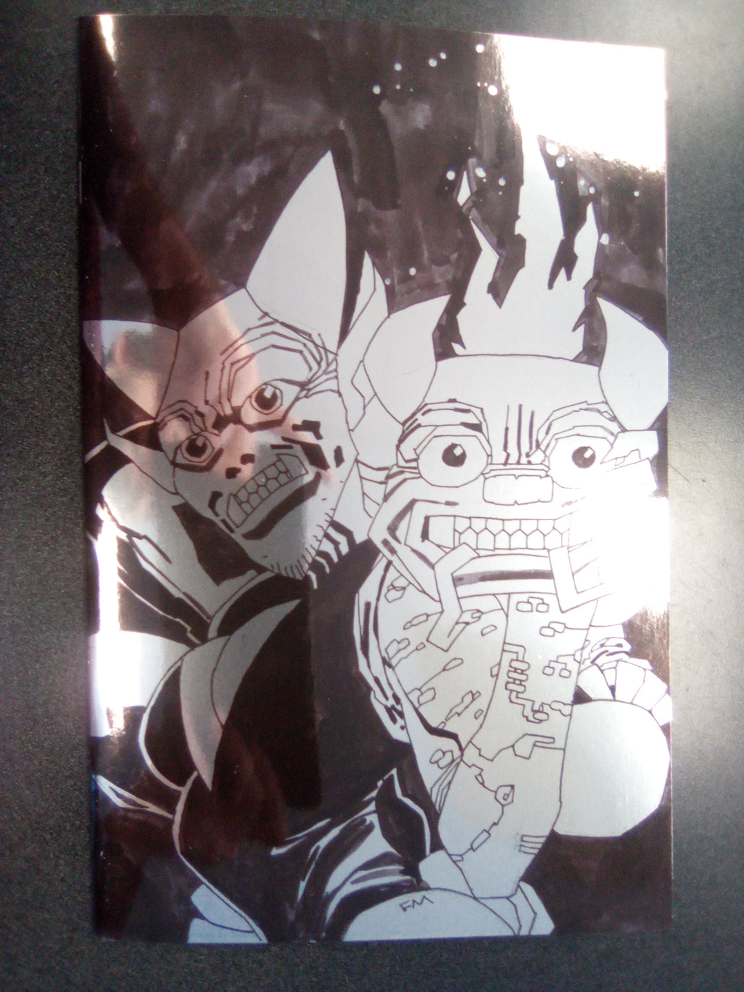 Lucky Devils #1 (Of 9) Cover E 1:50 Frank Miller Foil Raw Art Scan Full Art Variant