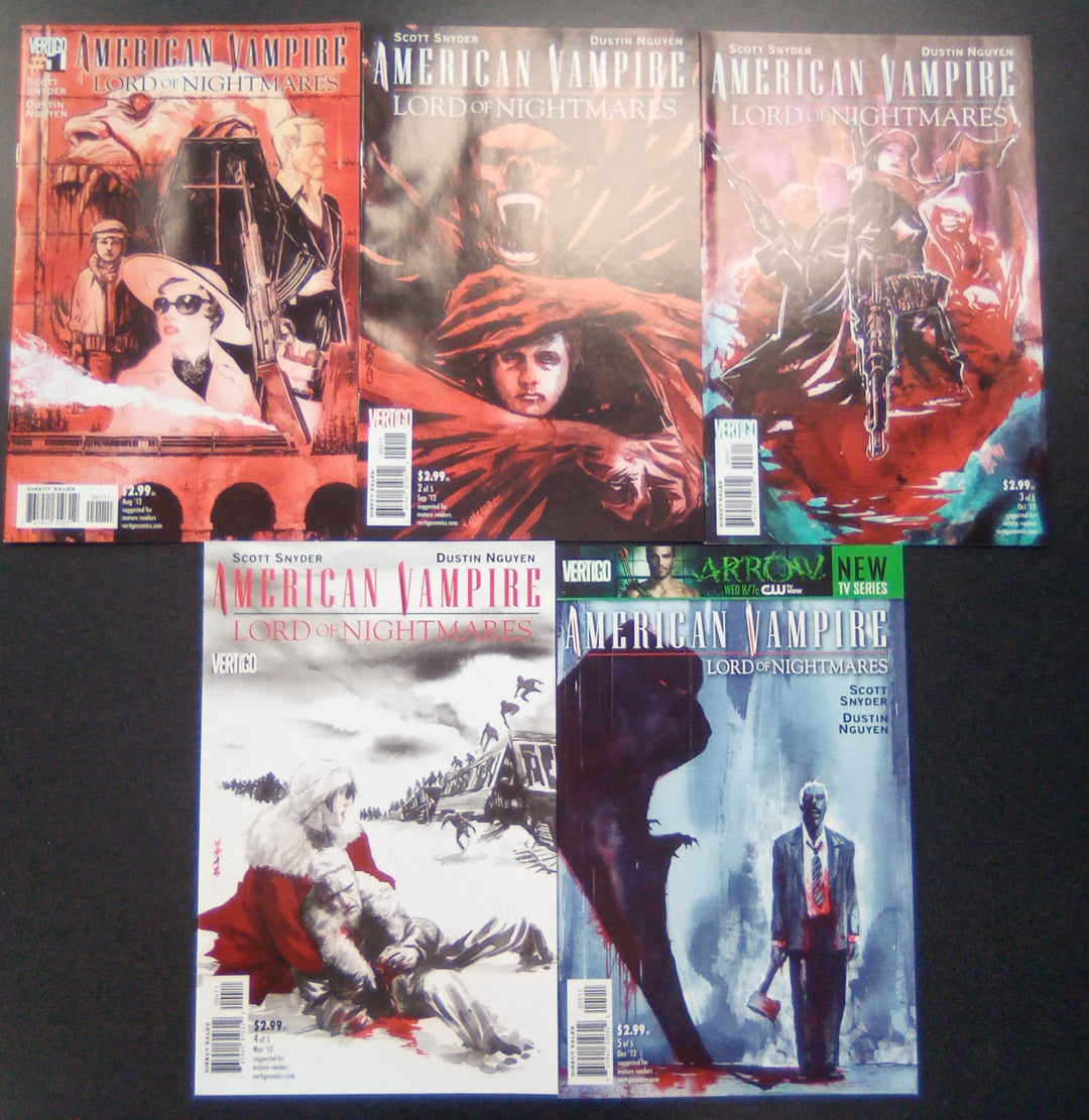 American Vampire Lord of Nightmares #1 - 5 NM Set