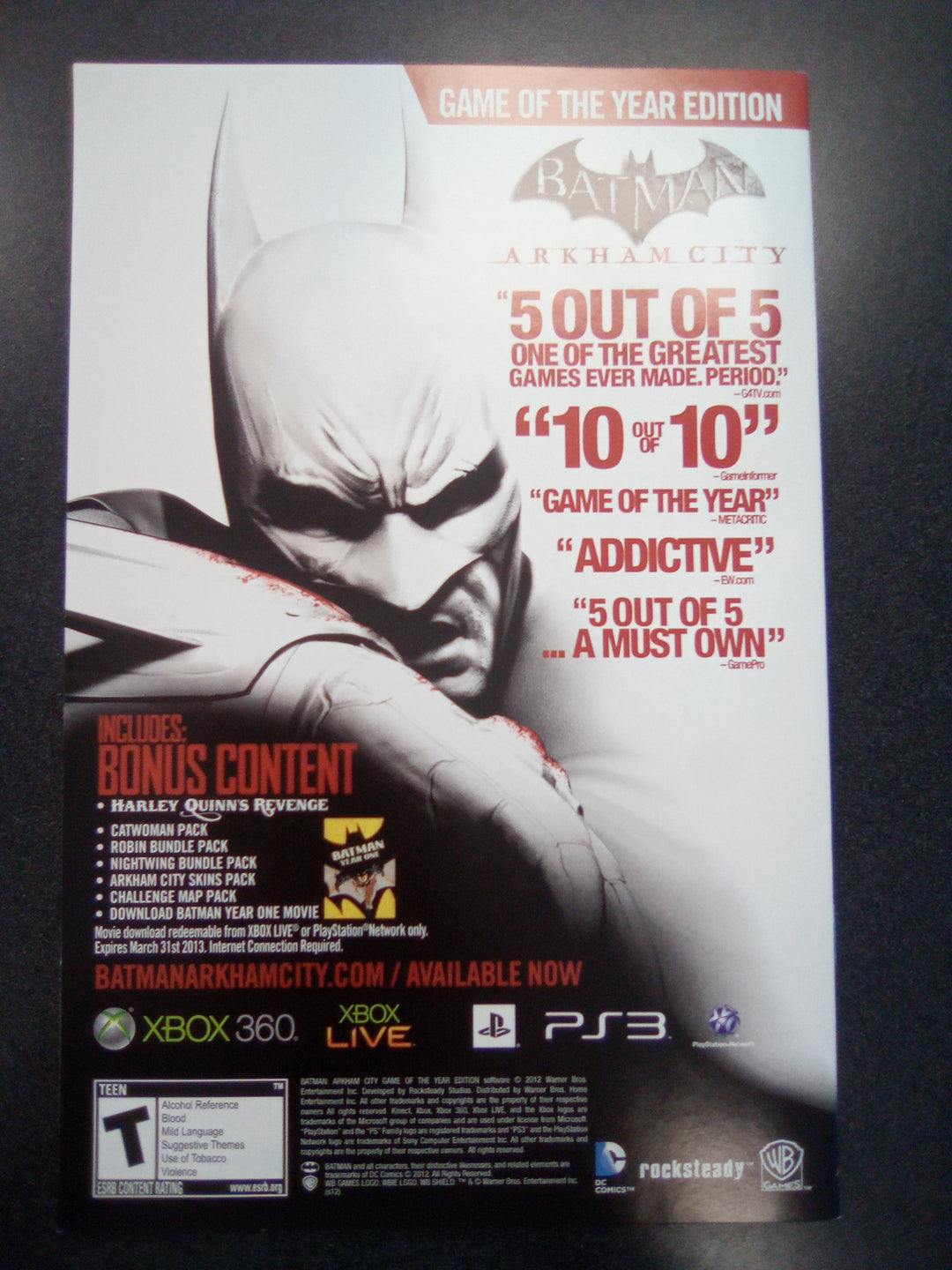 American Vampire #28 1:10 Greg Capullo Variant