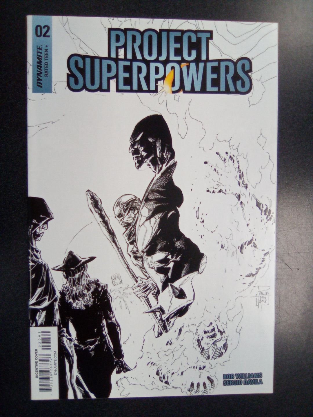 Project Superpowers #2 1:10 Tan B&W Variant