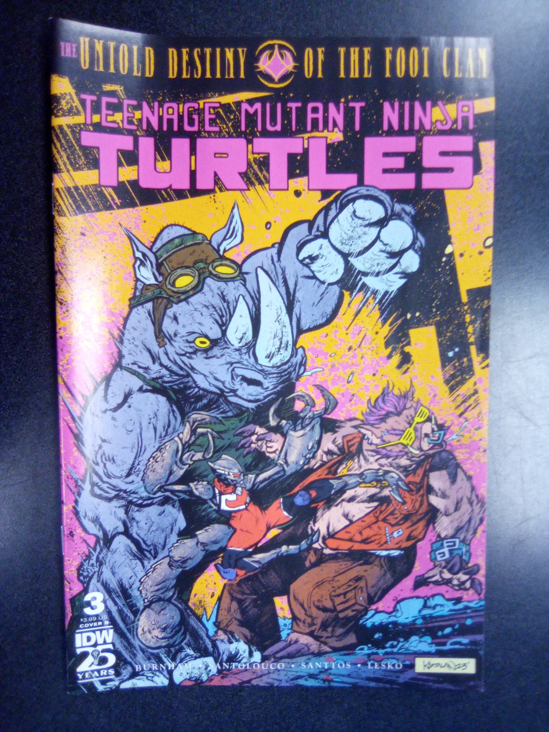 Teenage Mutant Ninja Turtles: The Untold Destiny Of The Foot Clan #3 Variant B (Catalan)