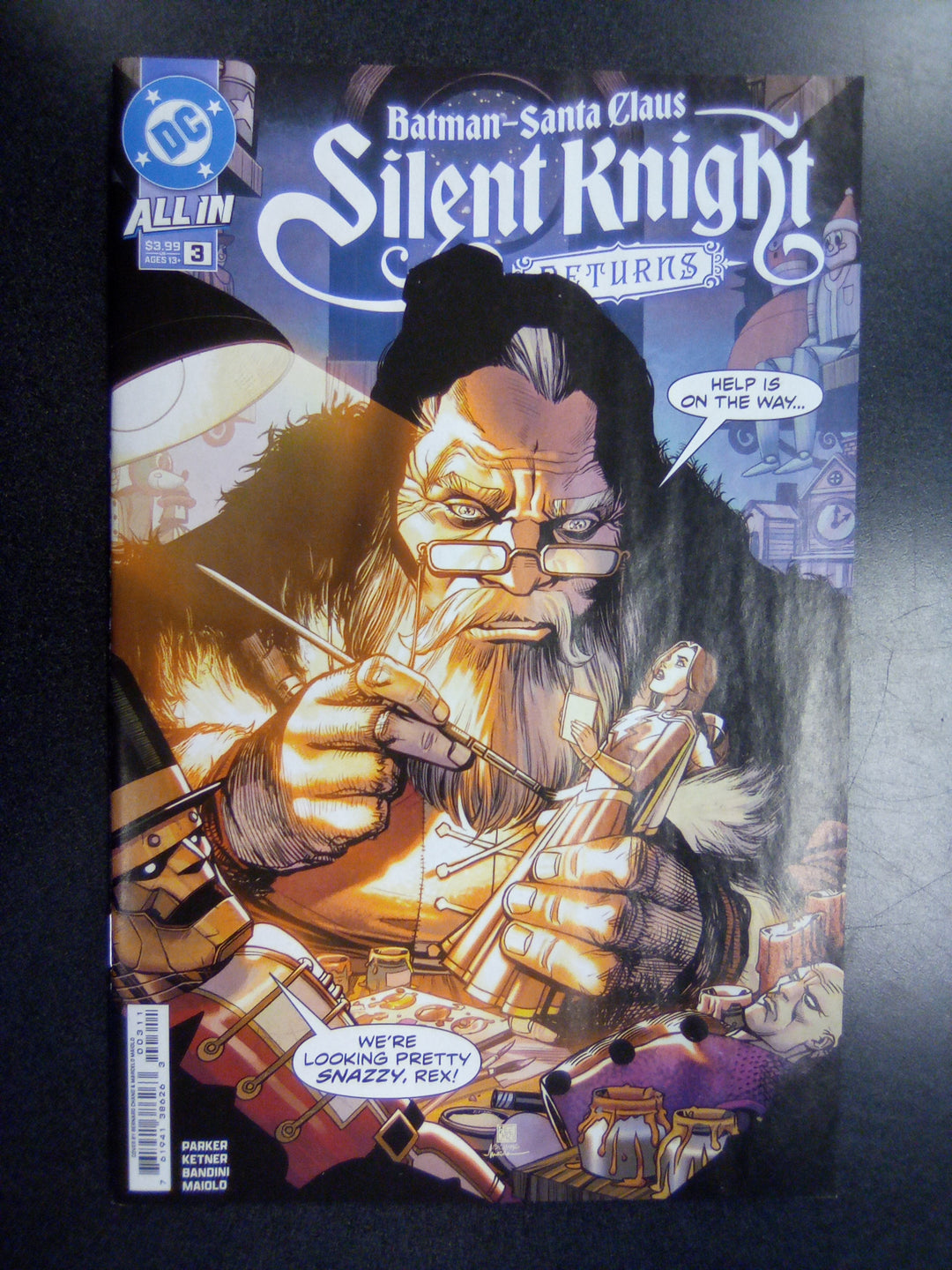 Batman Santa Claus Silent Knight Returns #3 (Of 5) Cover A Bernard Chang