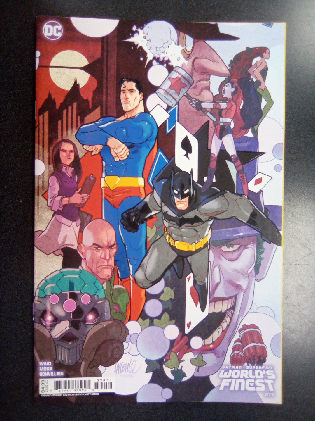 Batman Superman Worlds Finest #29 Cover C David Lafuente Card Stock Variant