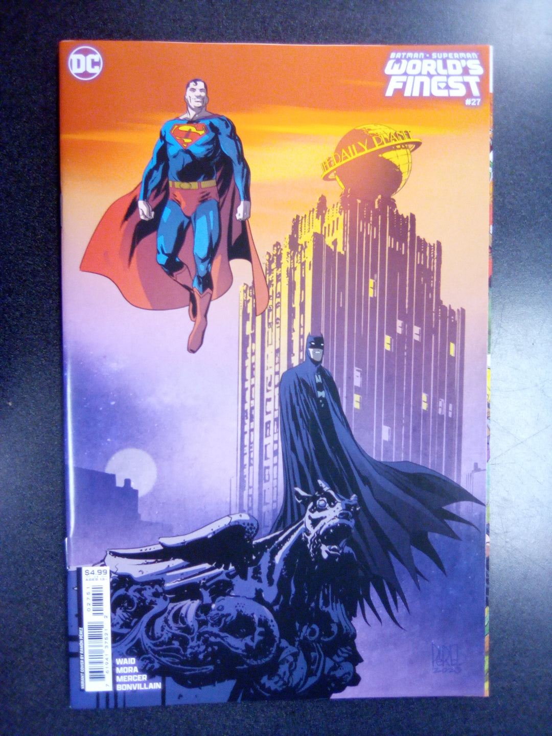 Batman Superman Worlds Finest #27 Cover C Ramon Perez Card Stock Variant