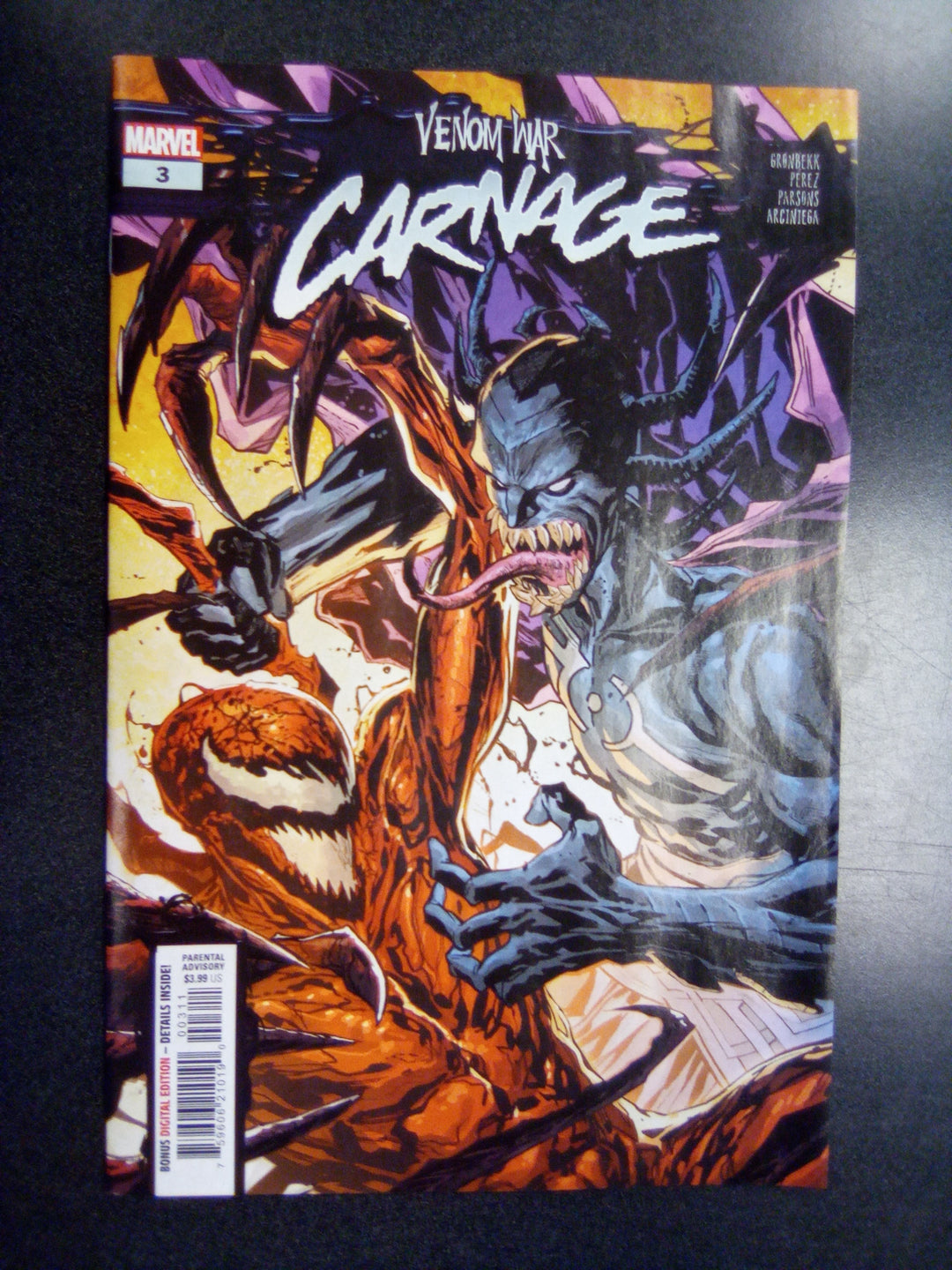 Venom War Carnage #3 [Vw]