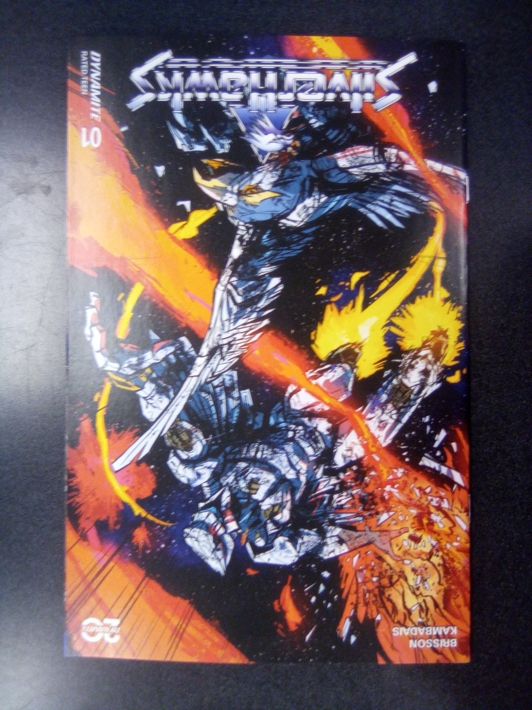 Silverhawks #1 Cover R 1:10 Cousens Battle Damage Variant