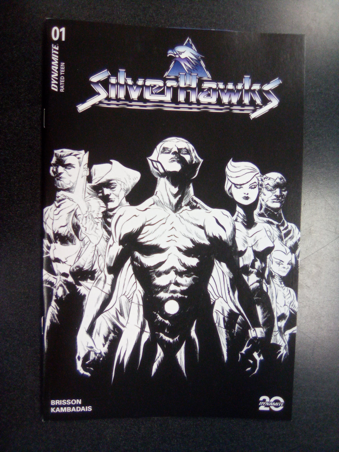 Silverhawks #1 Cover ZE 1:50 Lee Line Art Variant