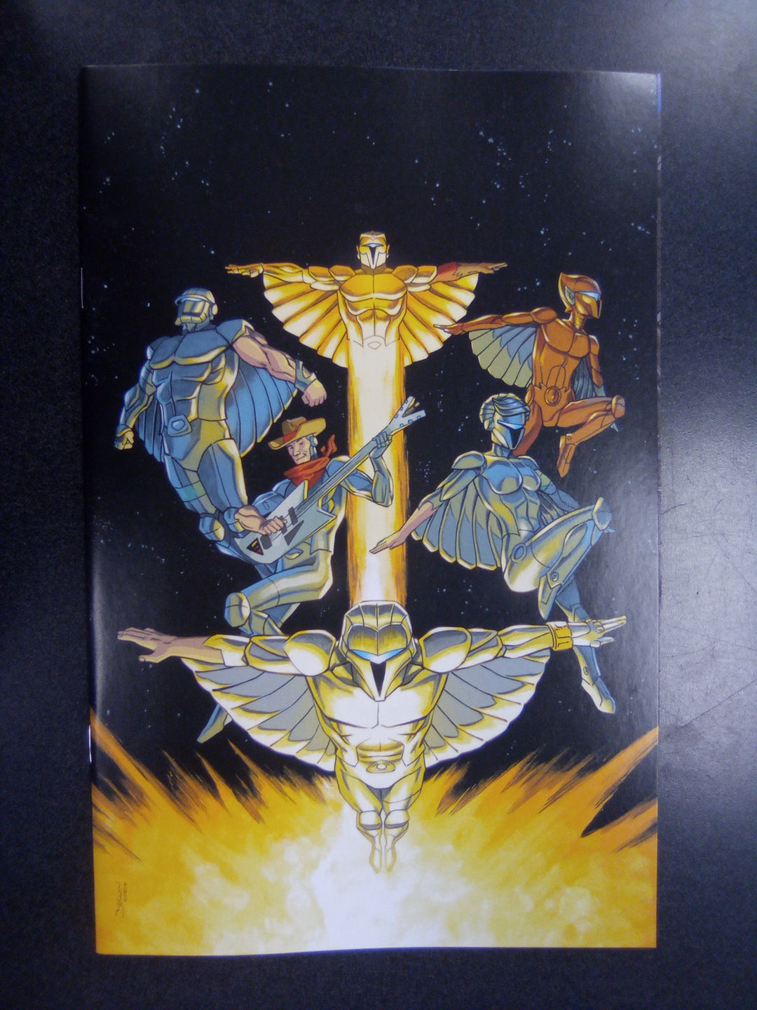 Silverhawks #1 Cover ZF 1:60 Shalvey Virgin Variant