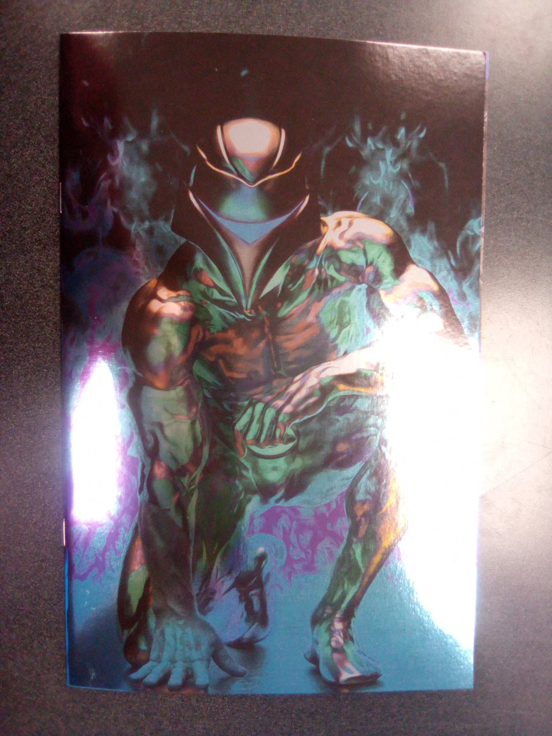 Silverhawks #1 Cover ZX 1:15 Spears Blue Foil Virgin Variant