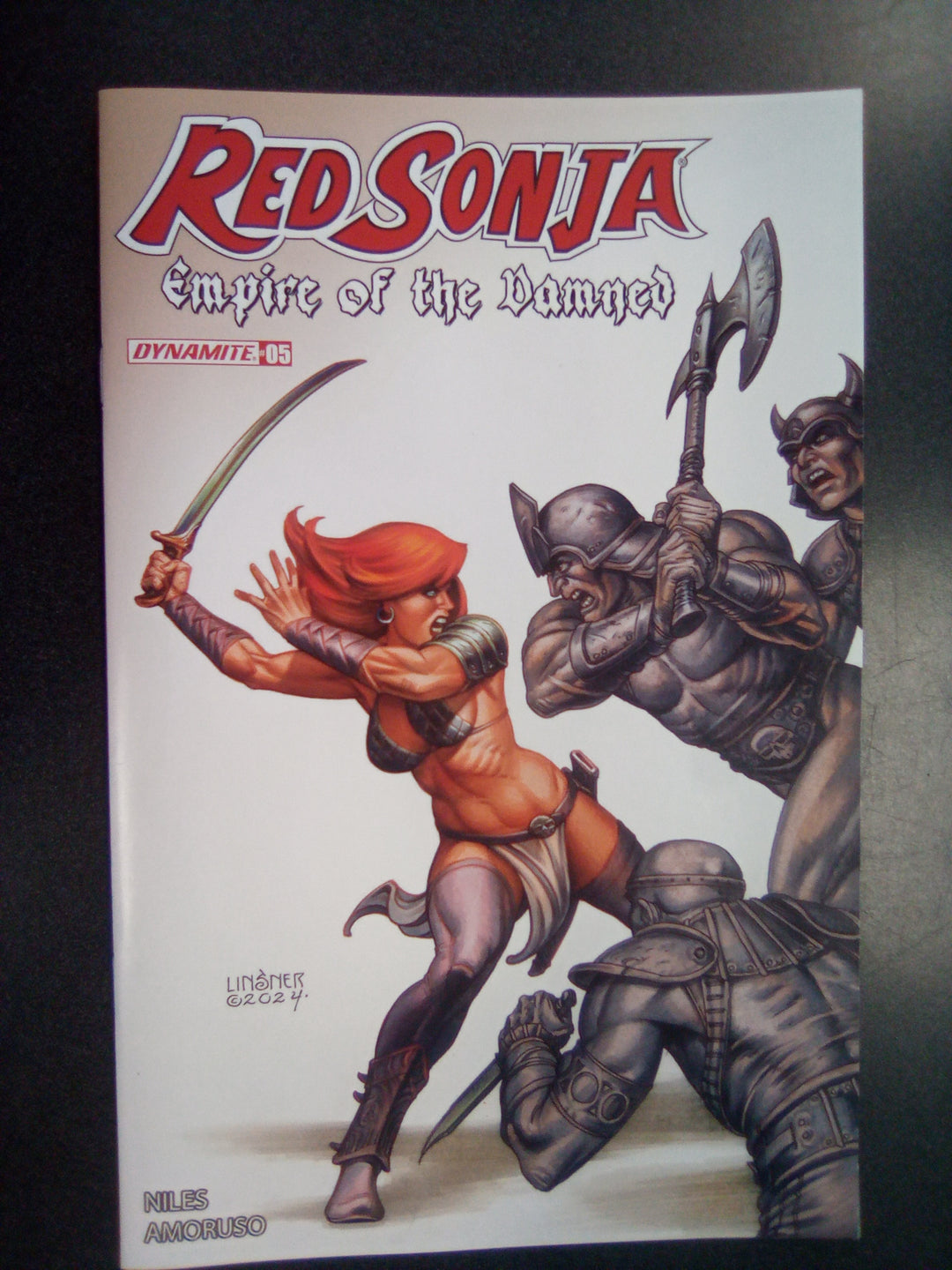 Red Sonja Empire of the Damned #5 Cover B Linsner