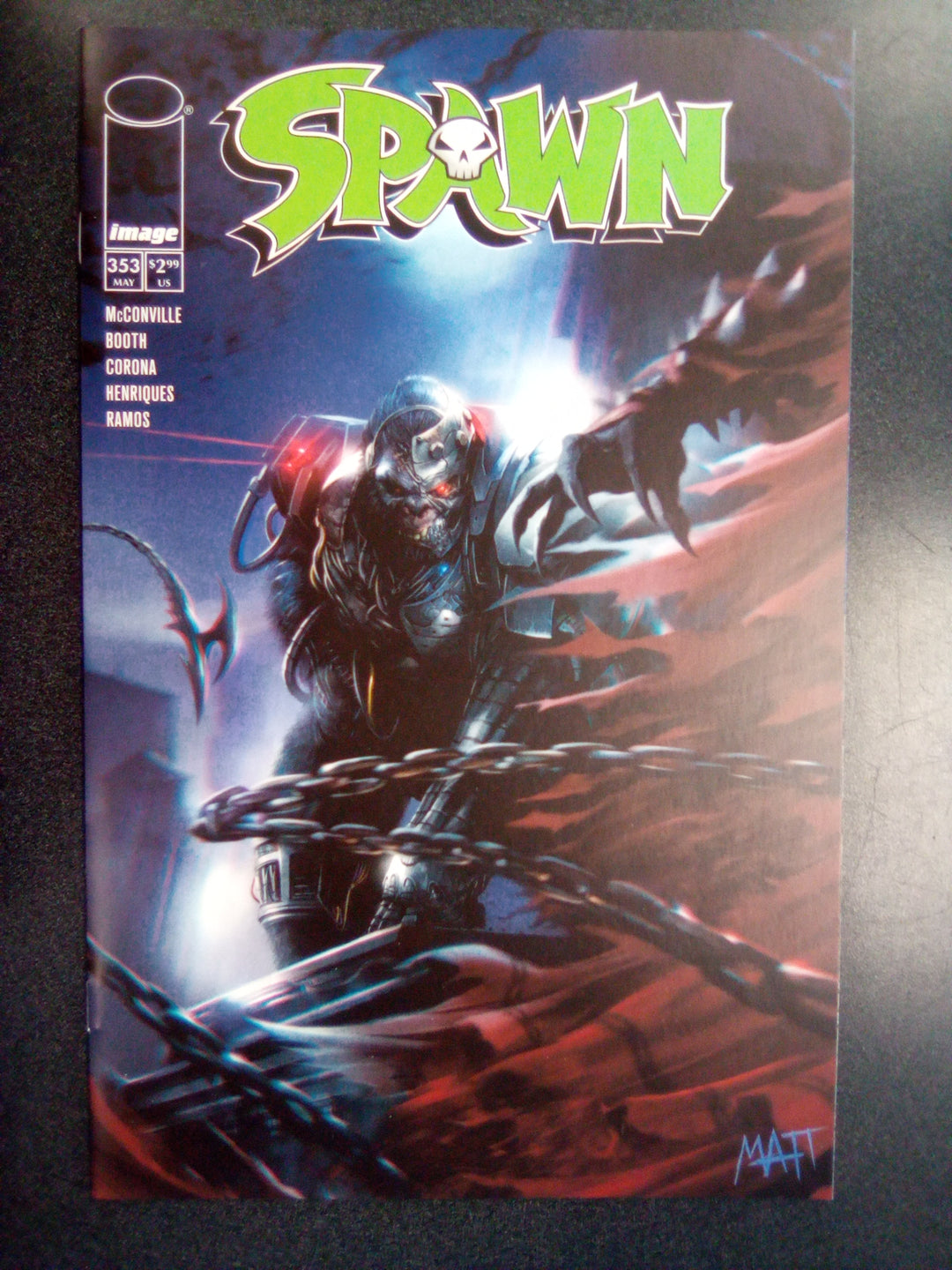 Spawn #353 Cover B Francesco Mattina Variant