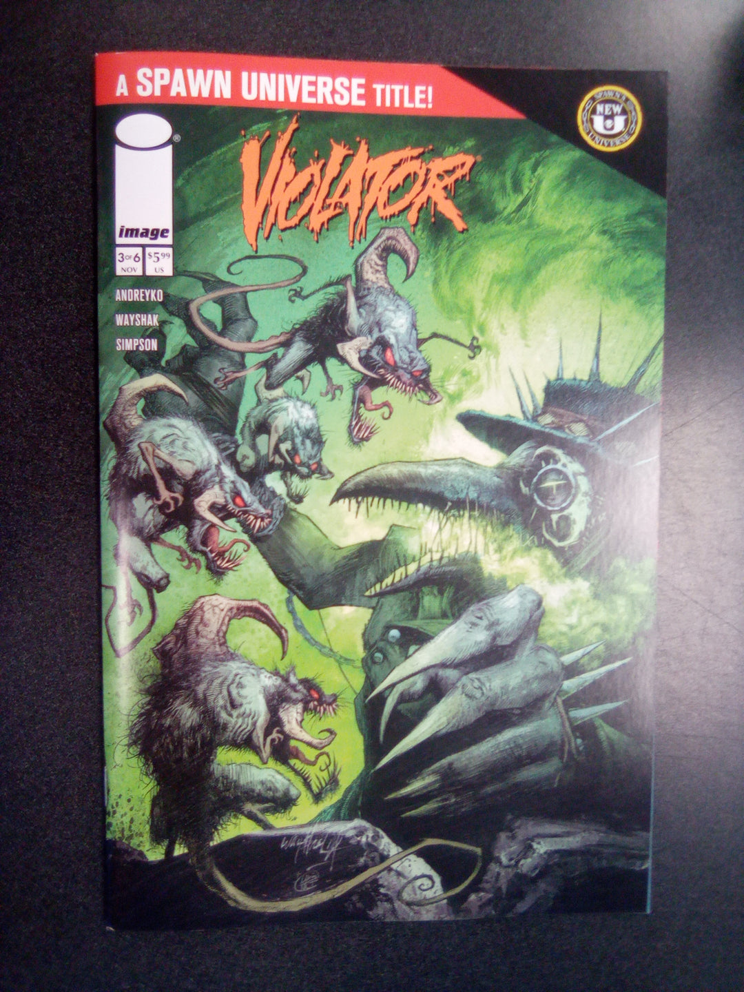 Spawn Violator #3 (Of 6) Cover A Jonathan Wayshak