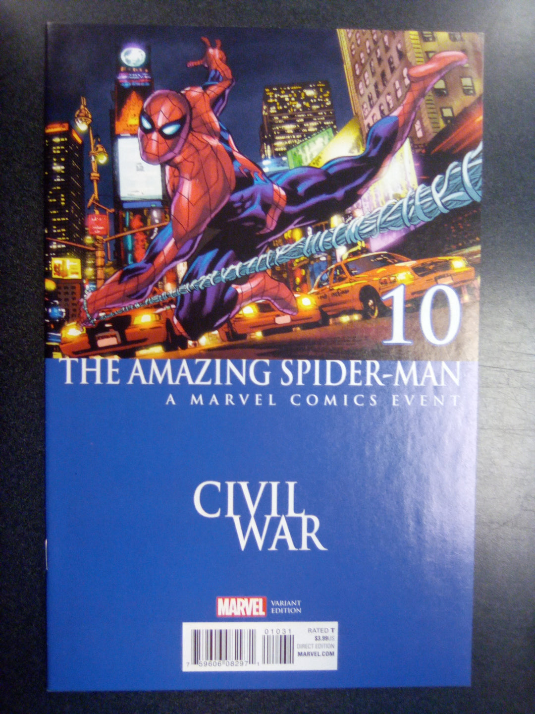 Amazing Spider-Man #10 (2016) Mike Perkins Civil War Variant