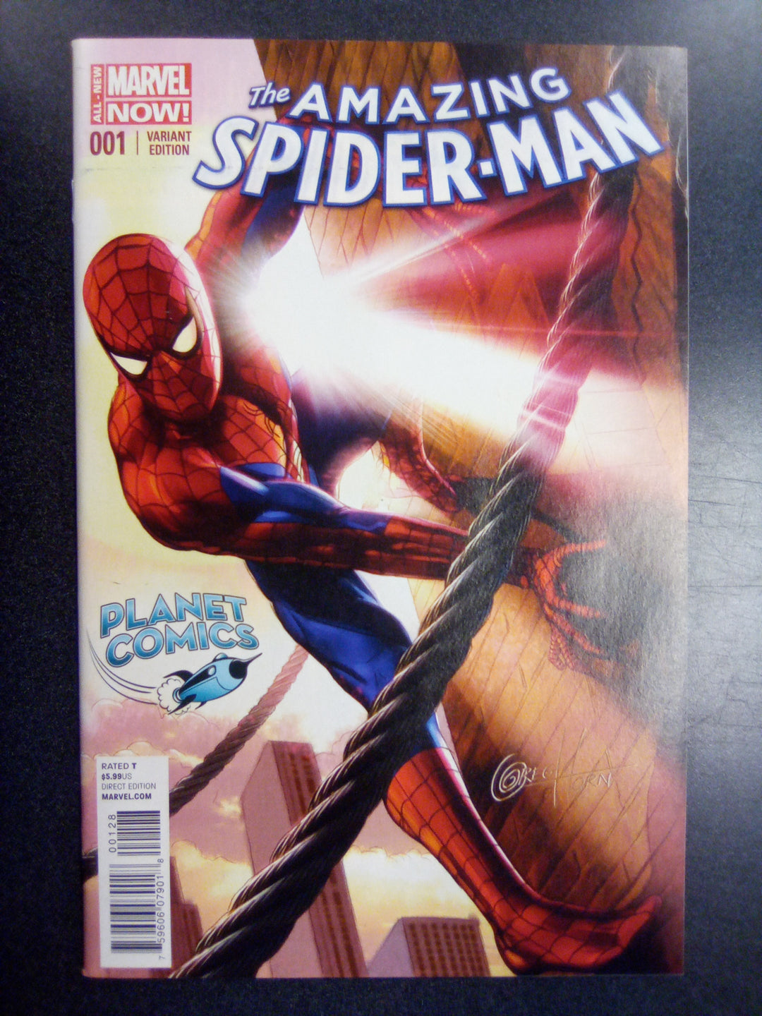 Amazing Spider-Man #1 (2014) Greg Horn Planet Comics Variant