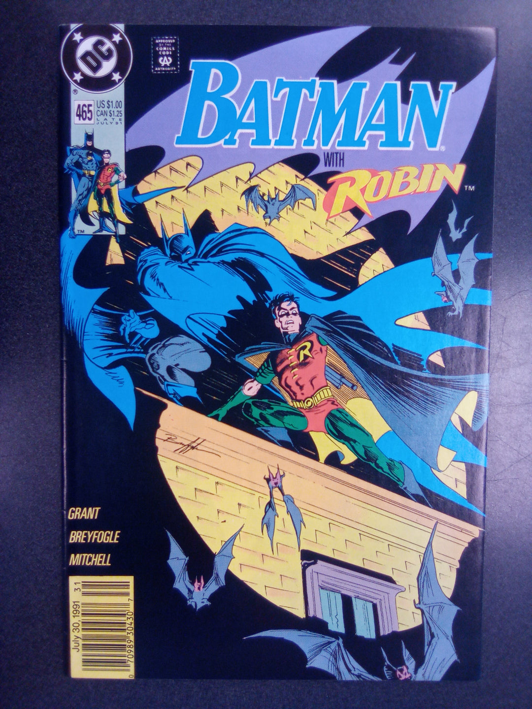Batman #465 (1991, Newsstand) VF/NM