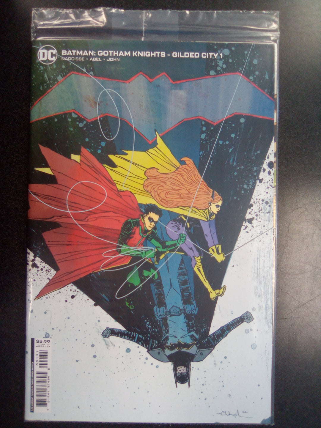 Batman Gotham Knights Gilded City #1 (Of 6) Cover D 1 in 25 Christopher Mitten Card Stock Variant