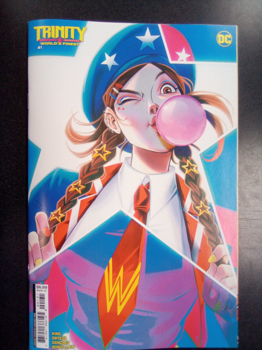 Trinity Special Worlds Finest #1 (One Shot) Cover C Sweeney Boo Card Stock Variant