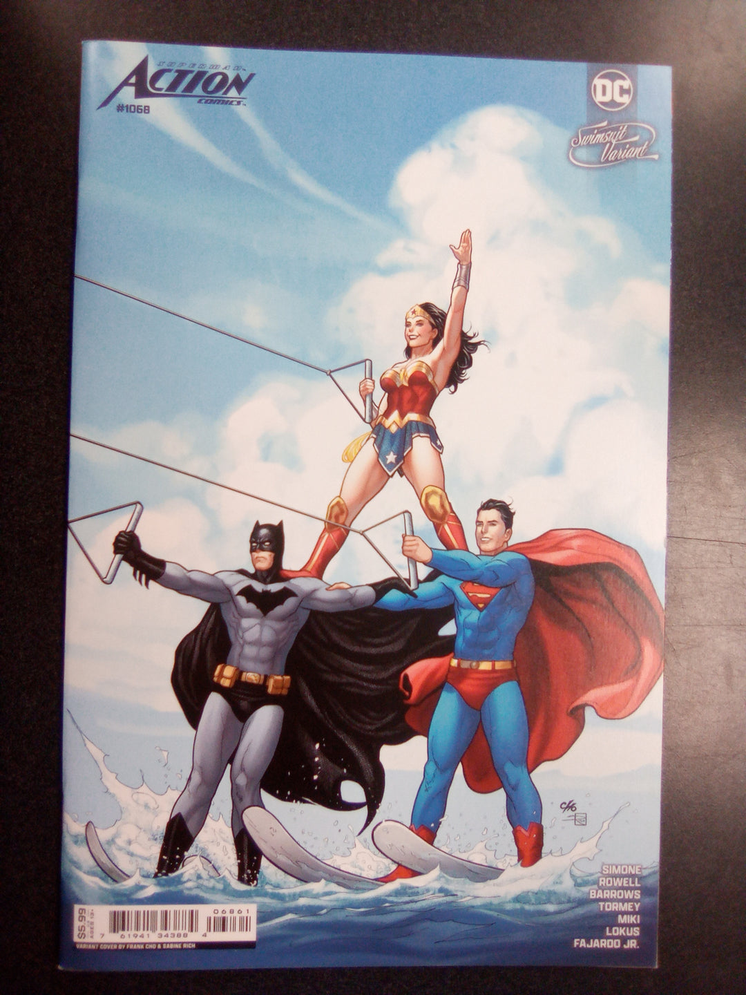 Action Comics #1068 Cover D Frank Cho Swimsuit Card Stock Variant