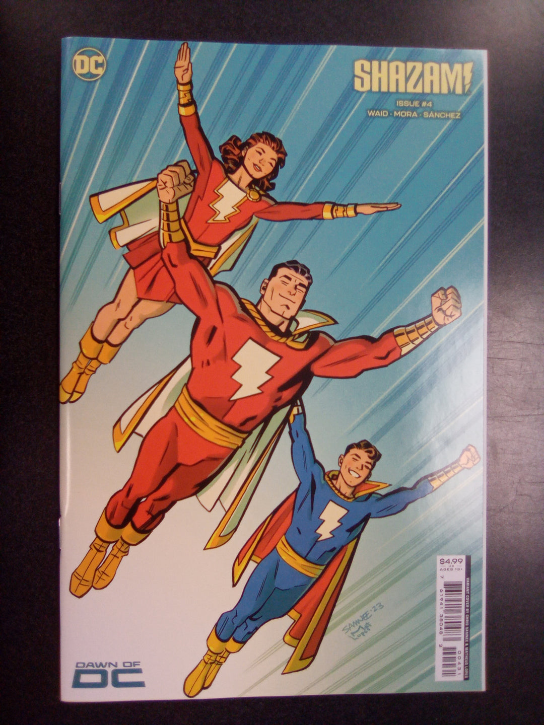 Shazam #4 Cover C Chris Samnee Card Stock Variant