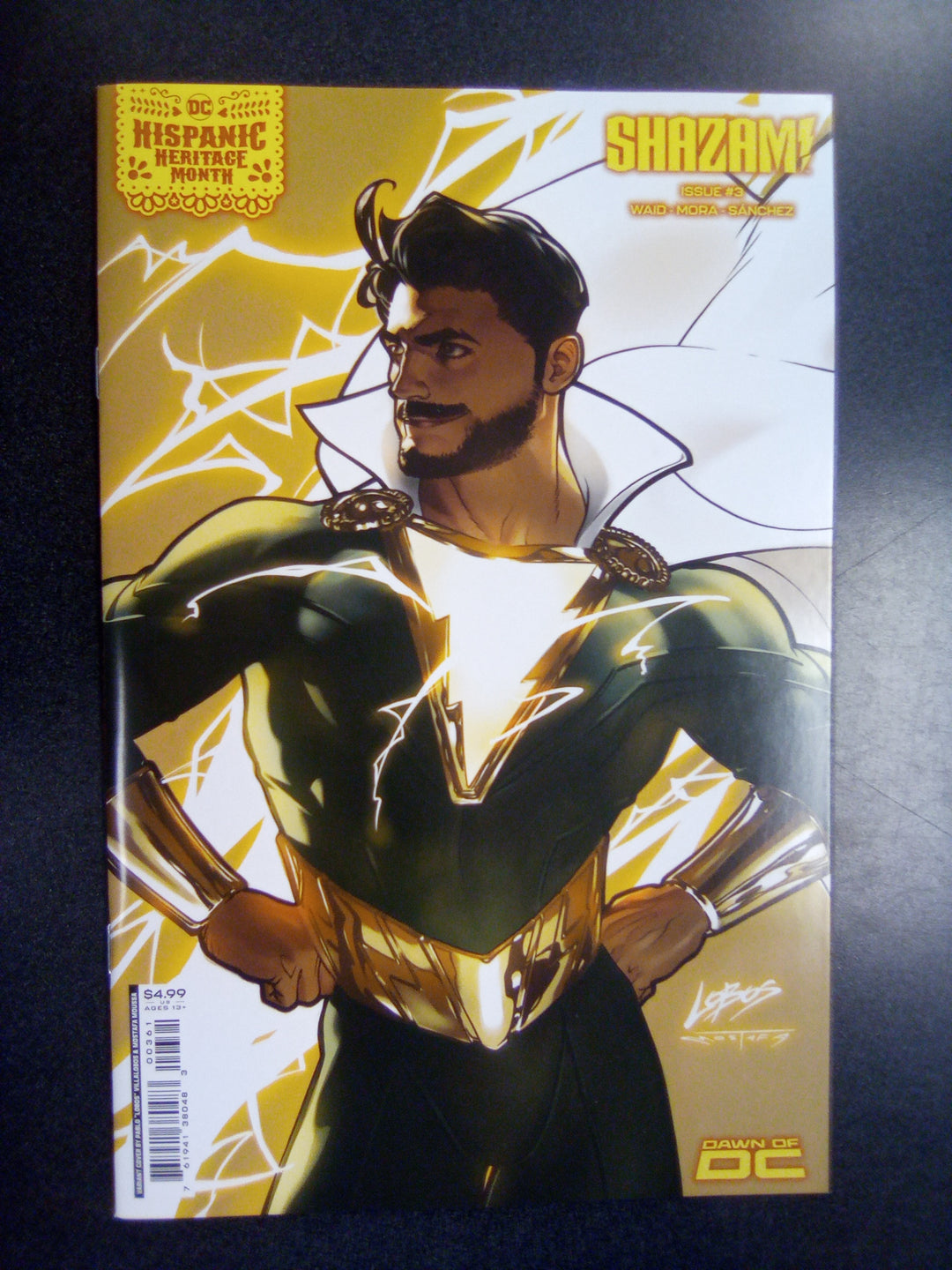 Shazam #3 Cover D Pablo Villalobos Hispanic Heritage Month Card Stock Variant