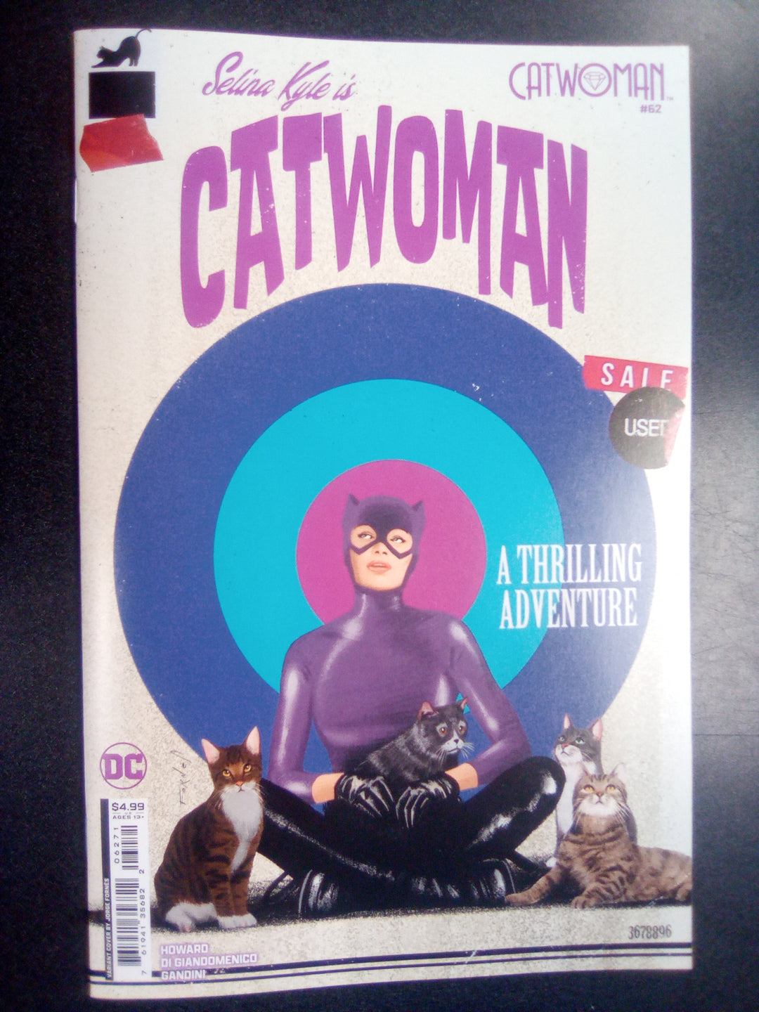 Catwoman #62 Cover F Jorge Fornes Card Stock Variant