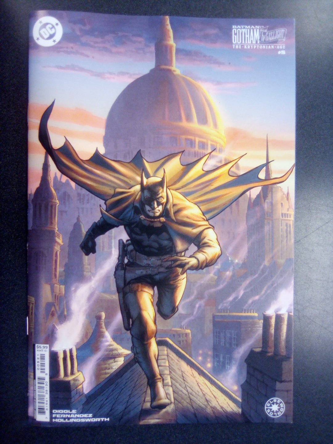 Batman Gotham By Gaslight The Kryptonian Age #5 (Of 6) Cover B Marco Santucci Card Stock Variant