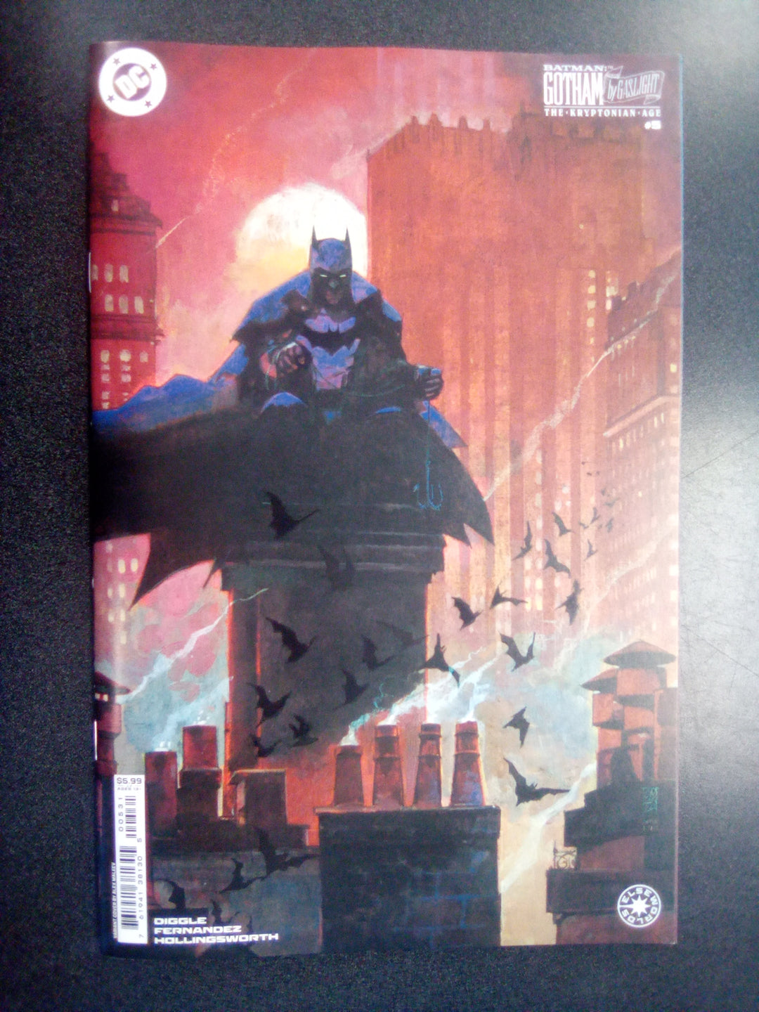 Batman Gotham By Gaslight The Kryptonian Age #5 (Of 6) Cover C Alex Maleev Card Stock Variant