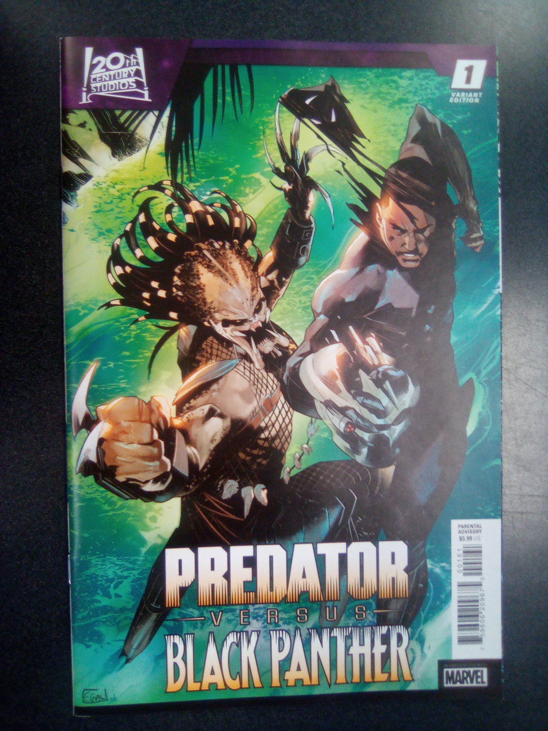 Predator vs Black Panther #1 (Of 4) Edwin Galmon Variant