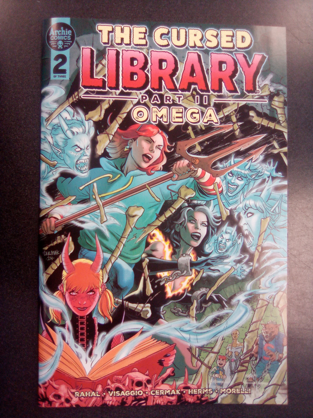 Cursed Library Omega Cover A Craig Cermak