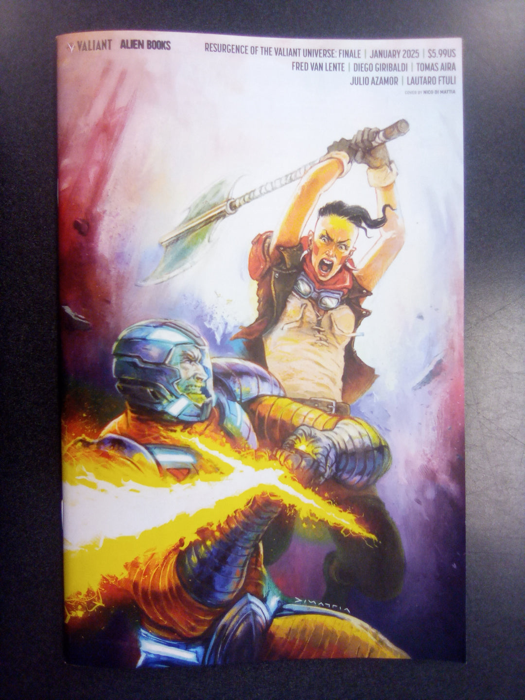 Resurgence Valiant Finale One Shot Cover E Di Mattia Virgin