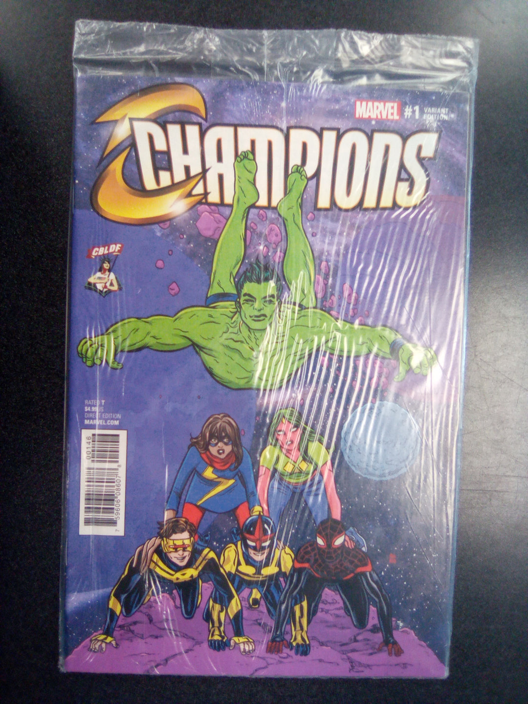 Champions #1 (2016) Mike Allred CBLDF Variant Polybagged