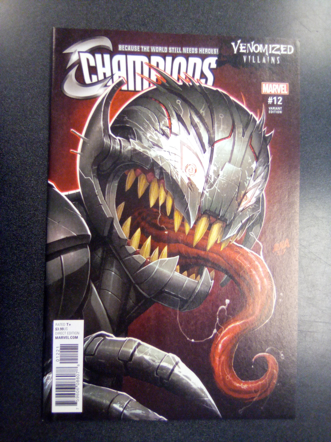 Champions #12 (2017) David Nakayama Venomized Ultron Variant