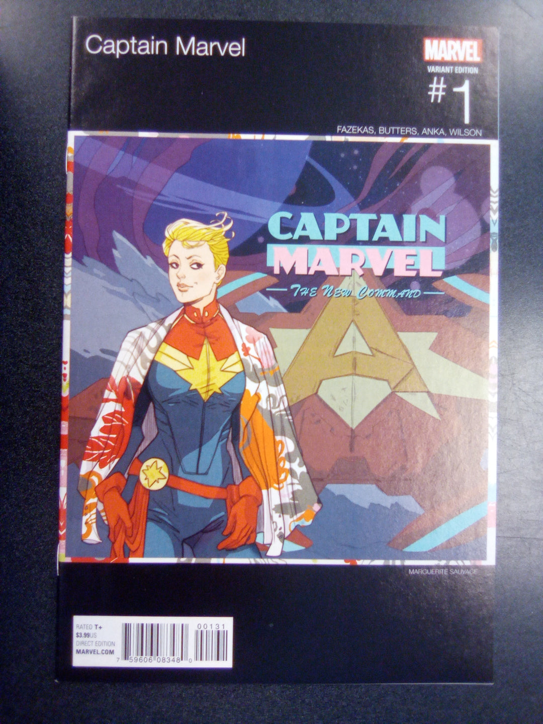 Captain Marvel #1 (2016) Marguerite Sauvage Hip Hop Variant
