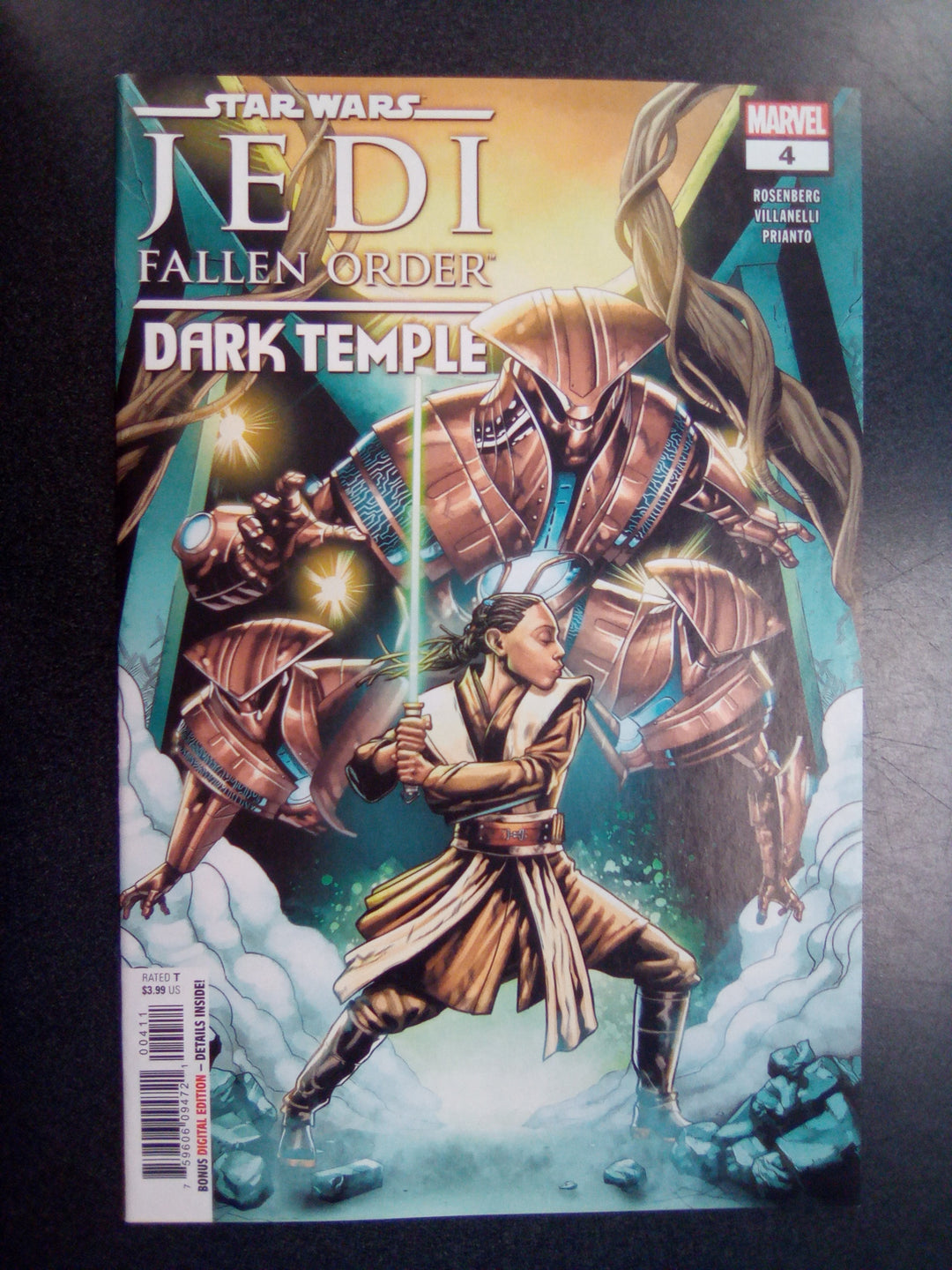 Star Wars Jedi Fallen Order Dark Temple #4 (2019) Comic Book First Print