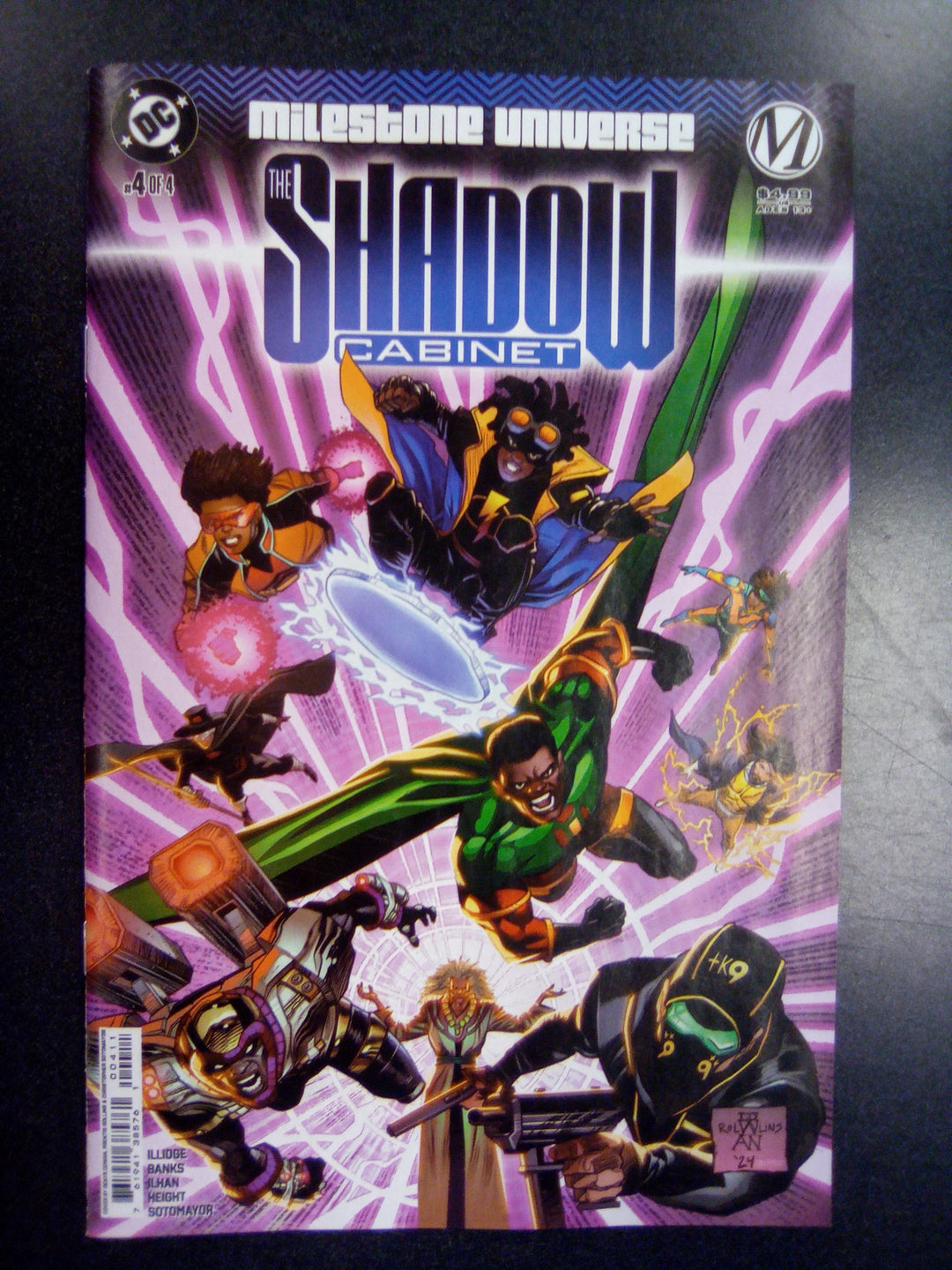 Milestone Universe The Shadow Cabinet #4 (Of 4) Cover A Denys Cowan
