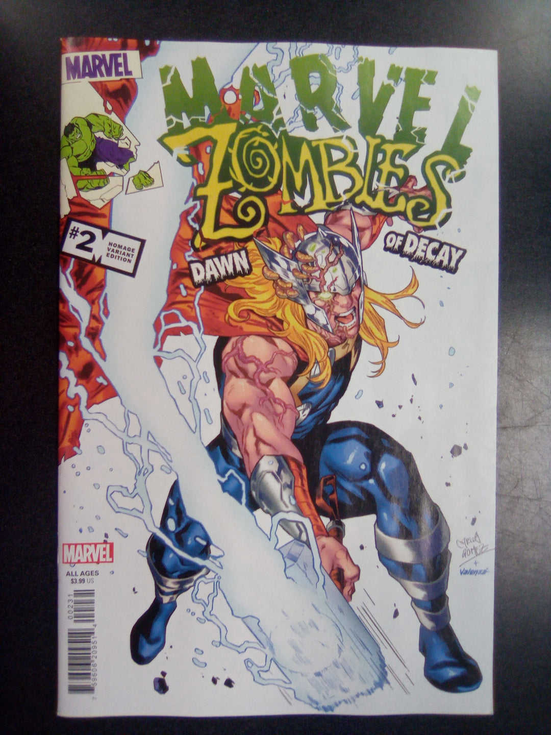 Marvel Zombies: Dawn Of Decay #2 Carlos Gomez Homage Variant