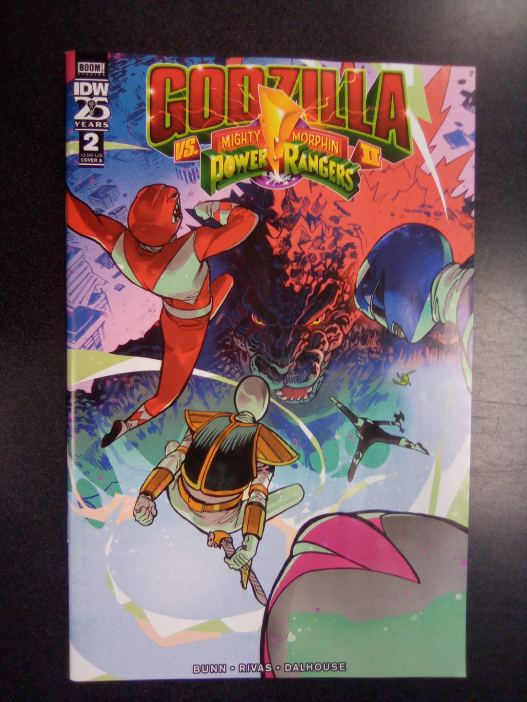Godzilla vs The Mighty Morphin Power Rangers II #2 Cover A (Rivas)
