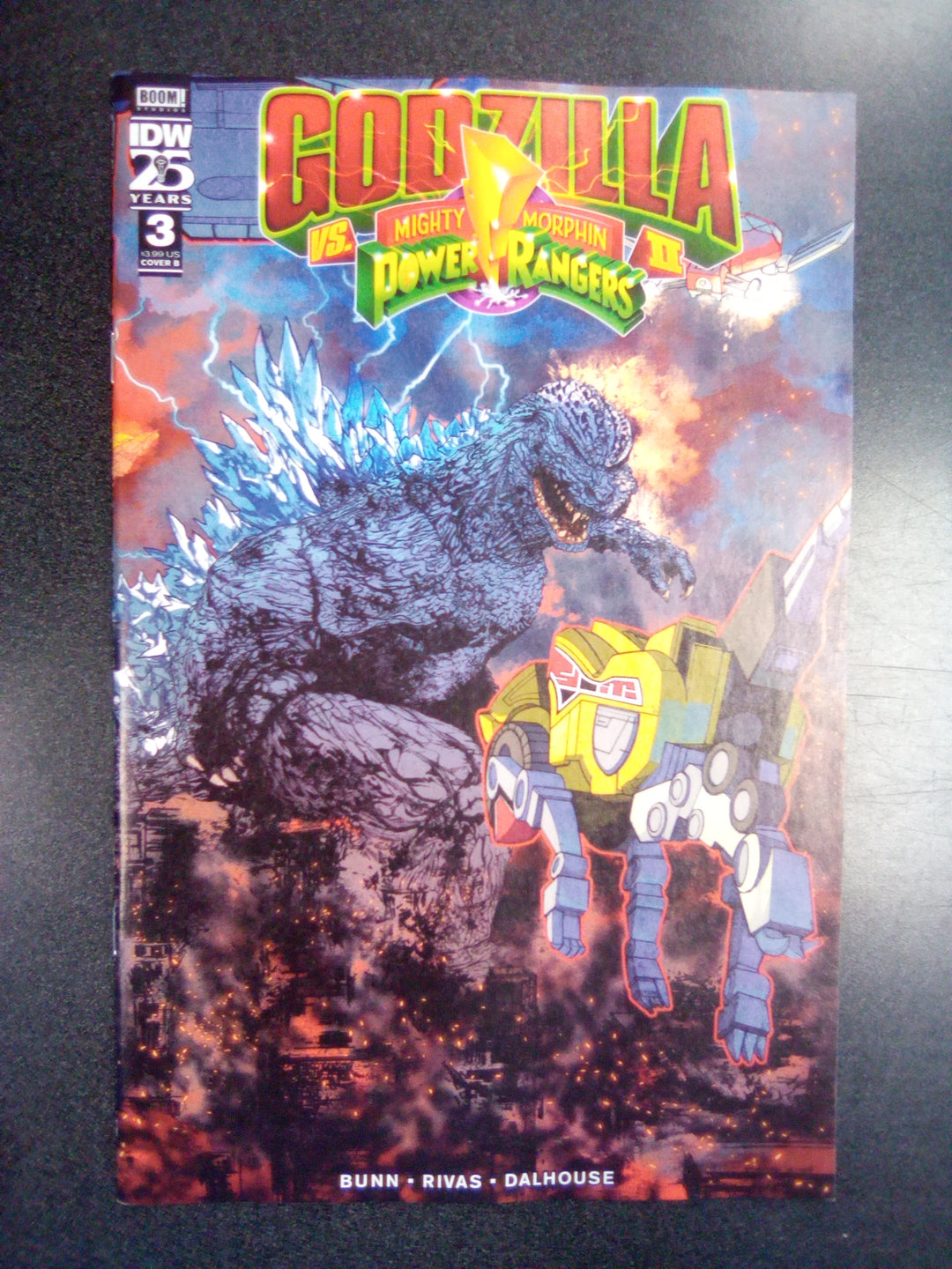 Godzilla vs The Mighty Morphin Power Rangers II #3 Variant B (Sanchez)