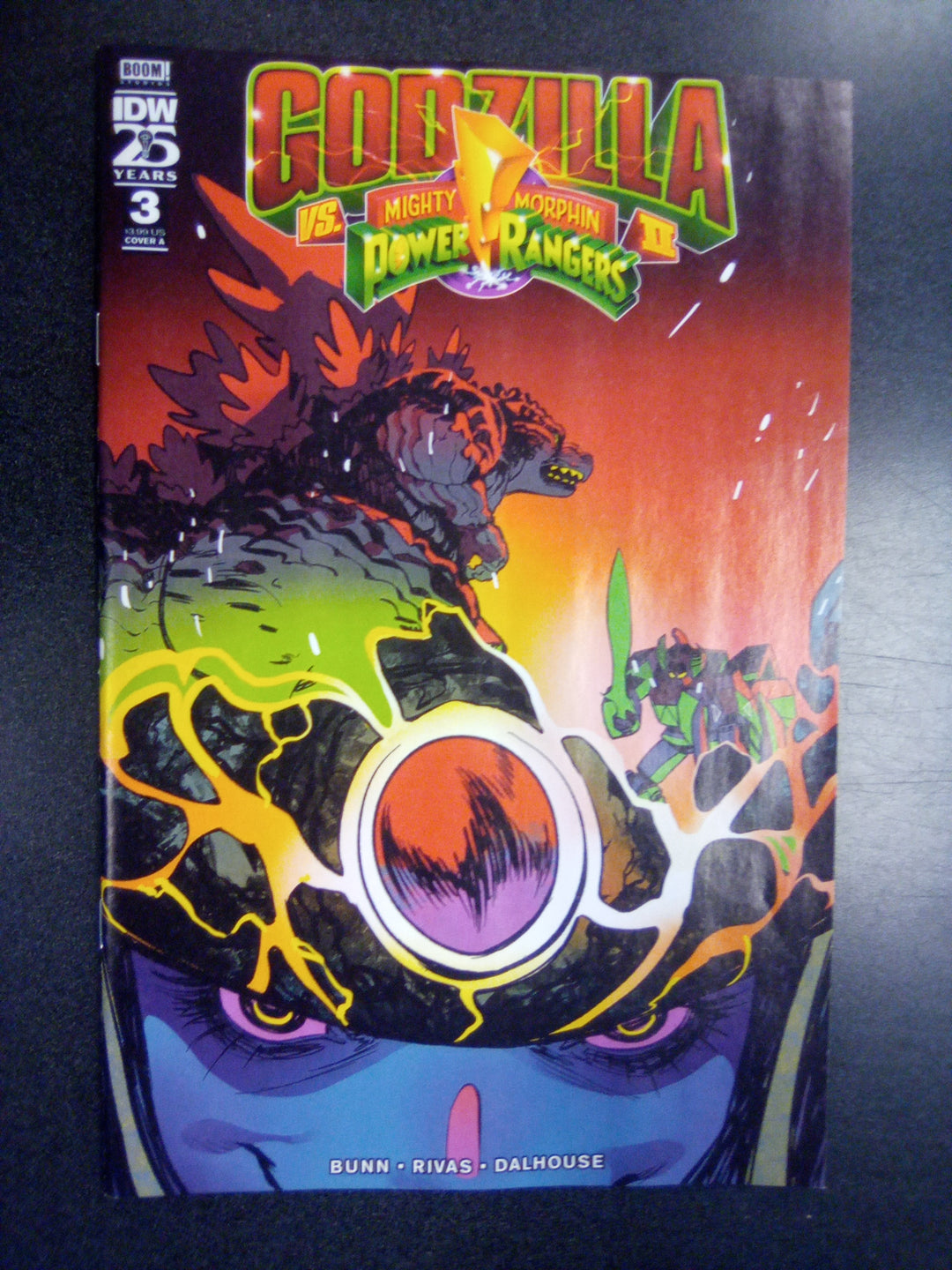 Godzilla vs The Mighty Morphin Power Rangers II #3 Cover A (Rivas)