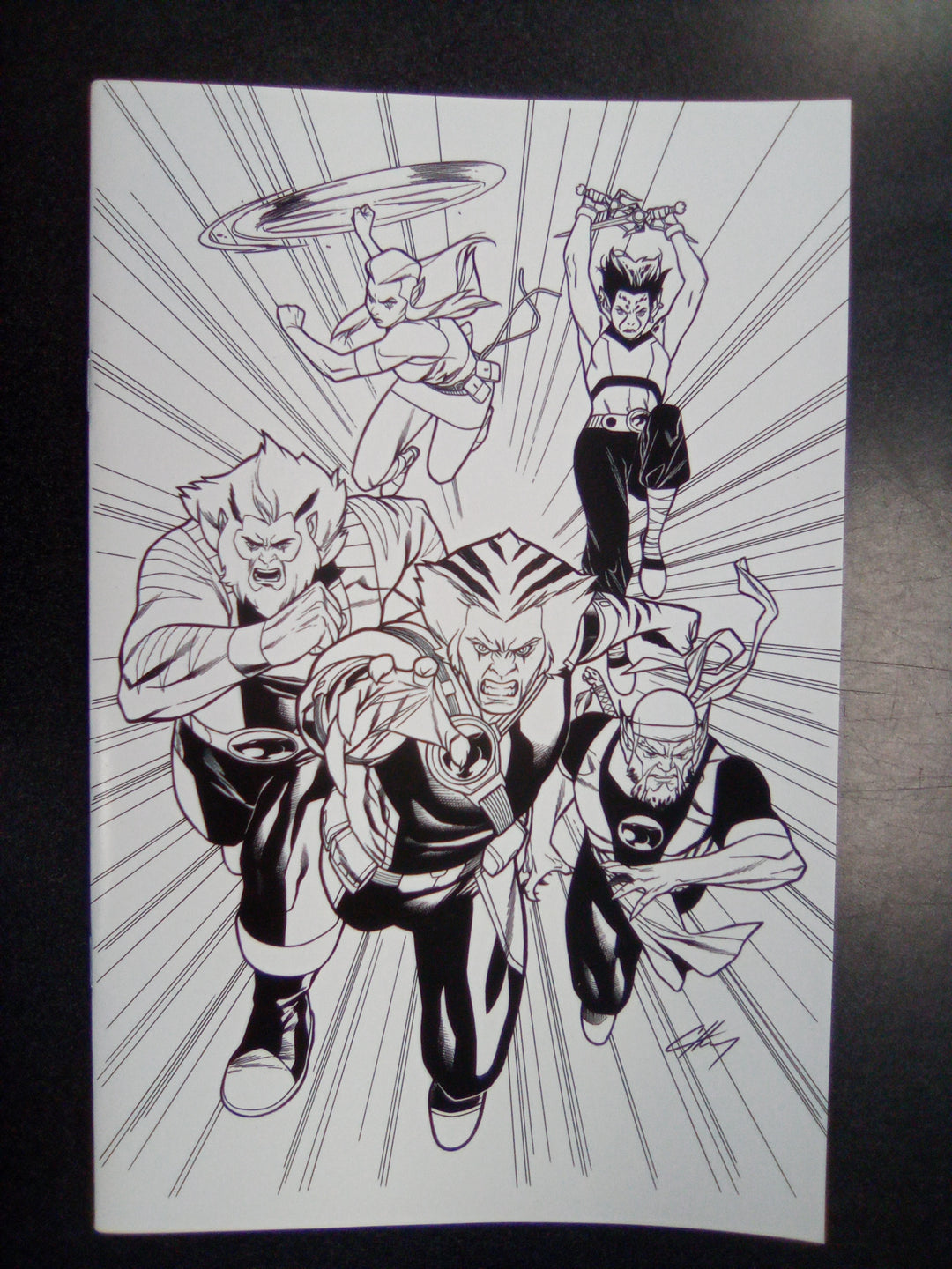 Thundercats Lost #1 Cover N 1:15 Henry Line Art Virgin Variant
