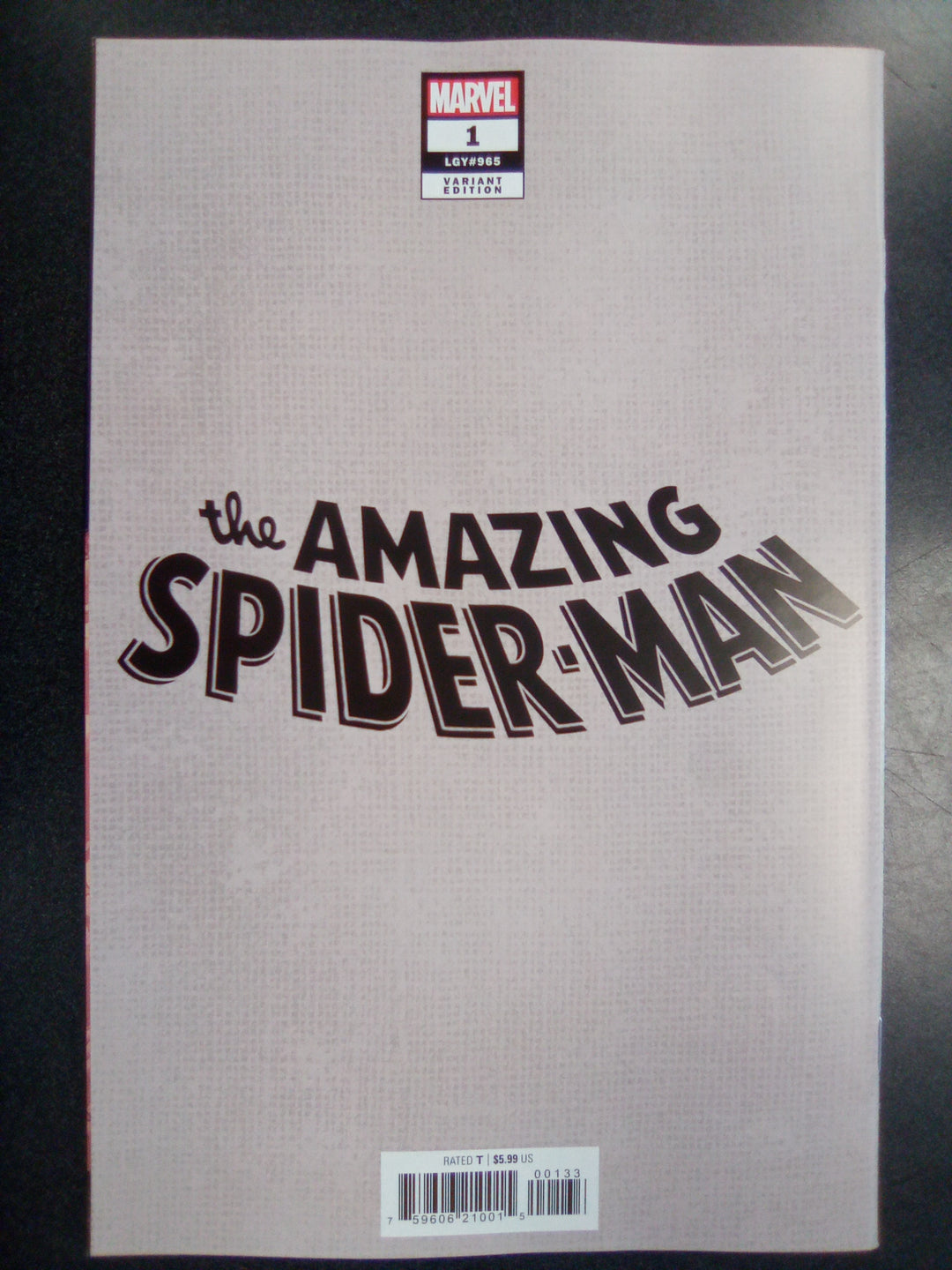 Amazing Spider-Man #1 1:100 Greg Land Full Art Variant