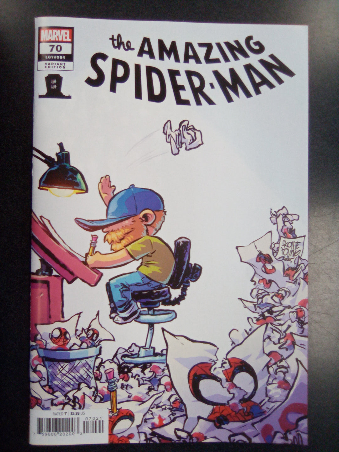 Amazing Spider-Man #70 Skottie Young 8 Deaths Of Spider-Man Variant [Doom]