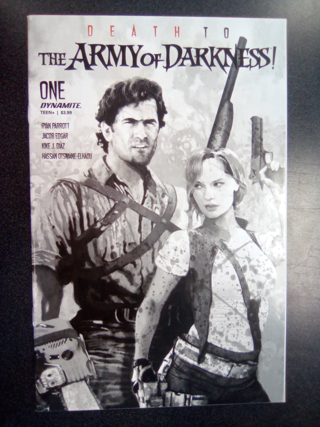 Death to Army of Darkness #1 1:40 Arthur Suydam B&W Variant