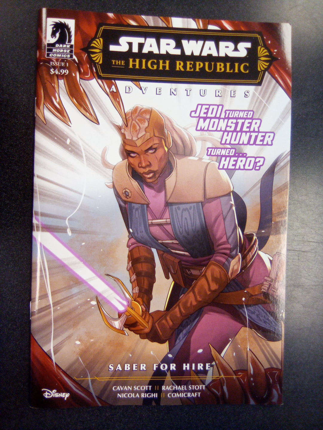 Star Wars High Republic Adventures Saber For Hire #1