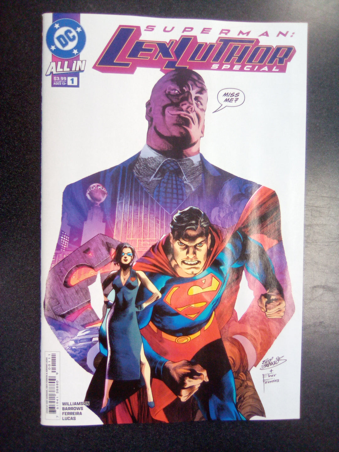 Superman Lex Luthor Special #1 (One Shot) Cover A Eddy Barrows & Eber Ferreira