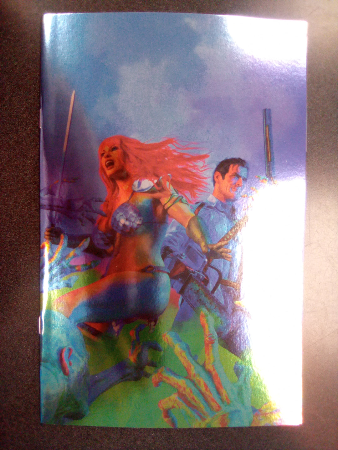 Red Sonja vs Aod #1 Cover F Spears Foil Virgin